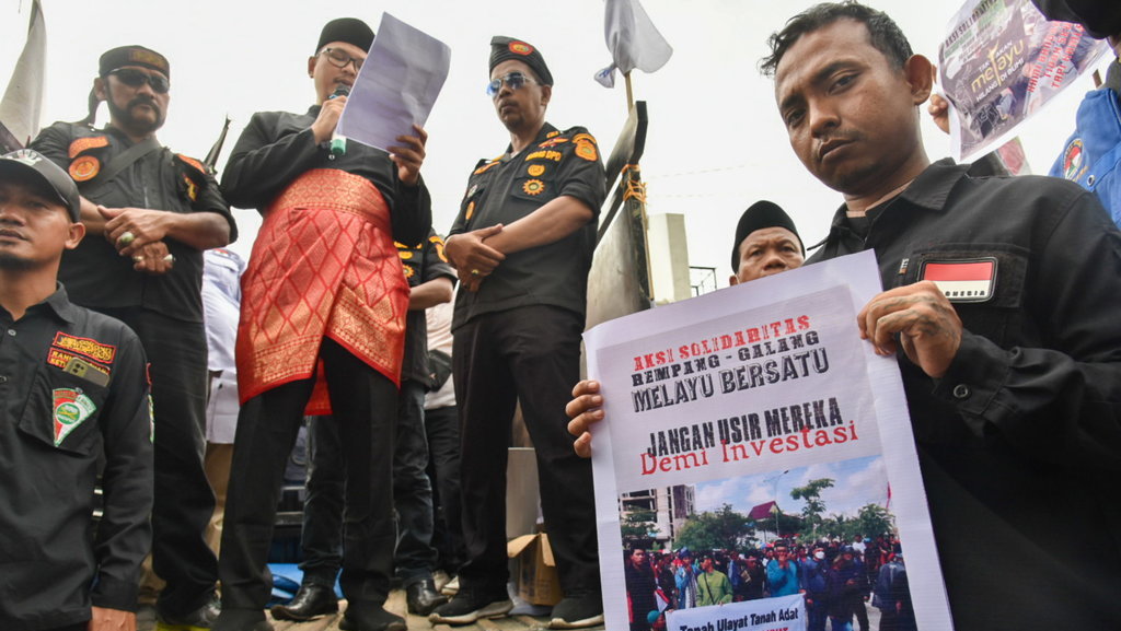 Aksi solidaritas Rempang dan Galang di Medan