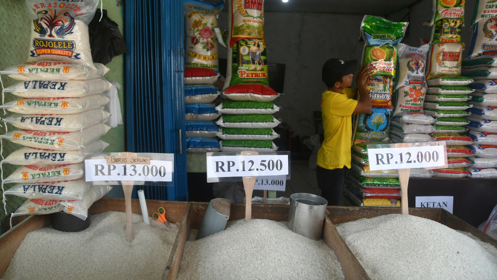Kenaikan harga beras di sejumlah daerah