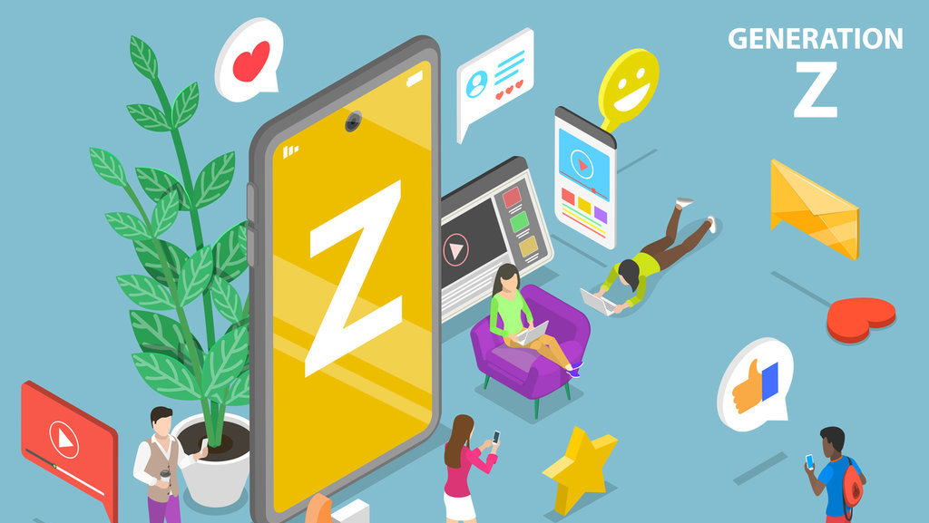 Ilustrasi gen z