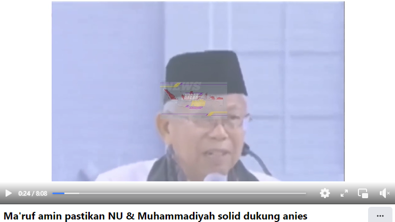 Foto Periksa Fakta NU Muhammadiyah Dukung Anies
