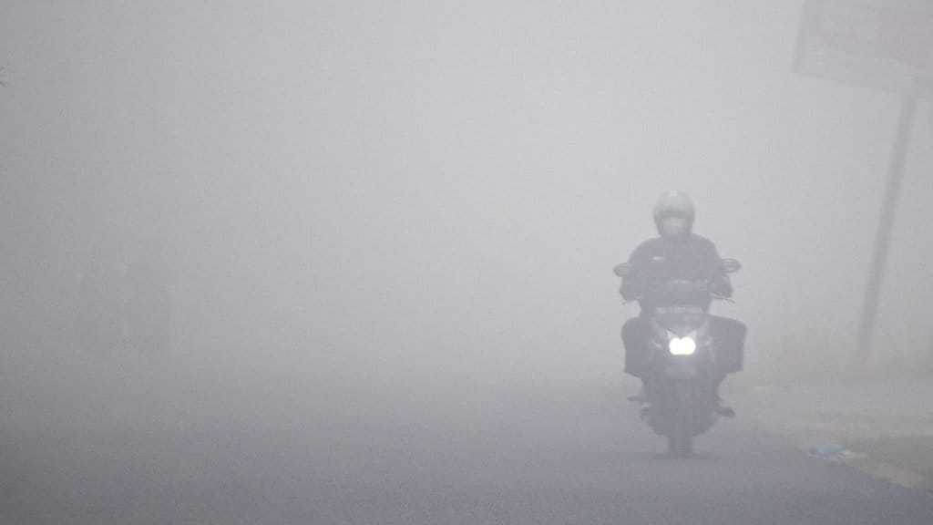 Bencana kabut asap di Palembang