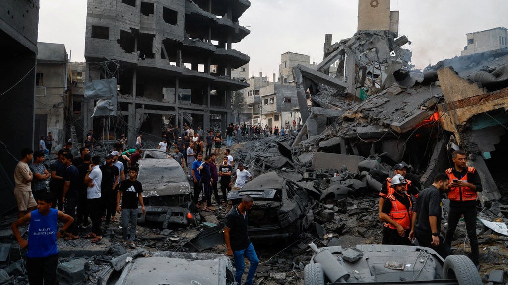 Serangan balasan ISRAEL ke Gaza