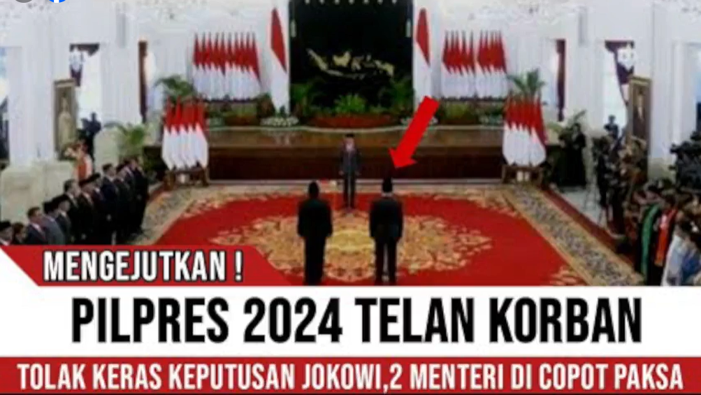 Periksa Fakta Jokowi Copot 2 Menteri