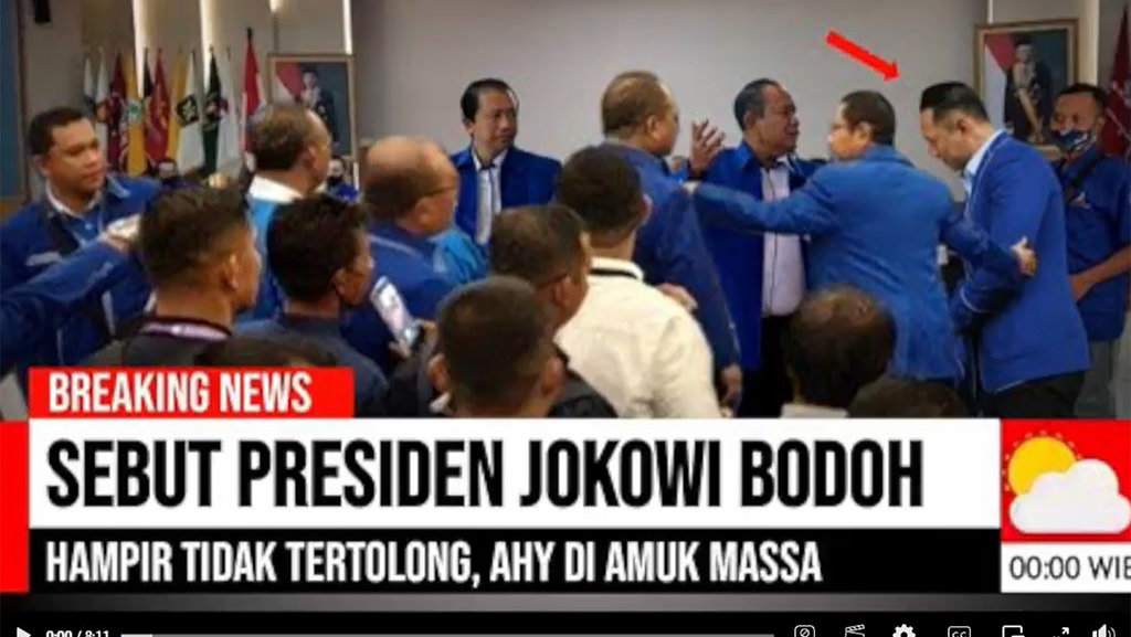 PERIKSA FAKTA Benarkah AHY Diamuk Massa Karena Sebut Proyek Jokowi Bodoh?
