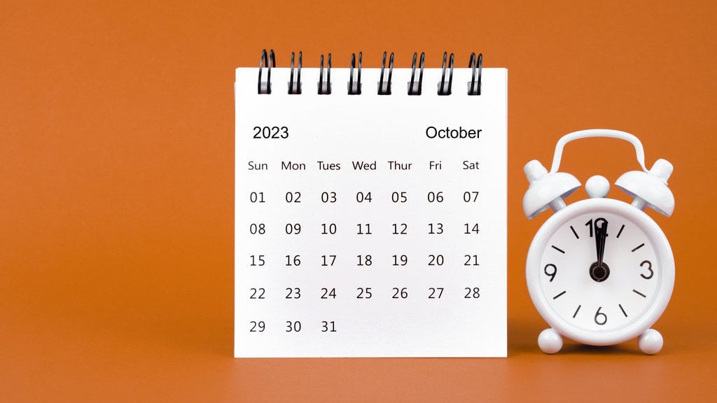 Kalender Oktober