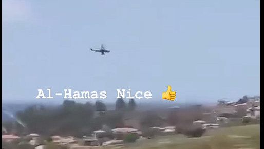 Periksa Fakta Video Penembakan Helikopter Israel