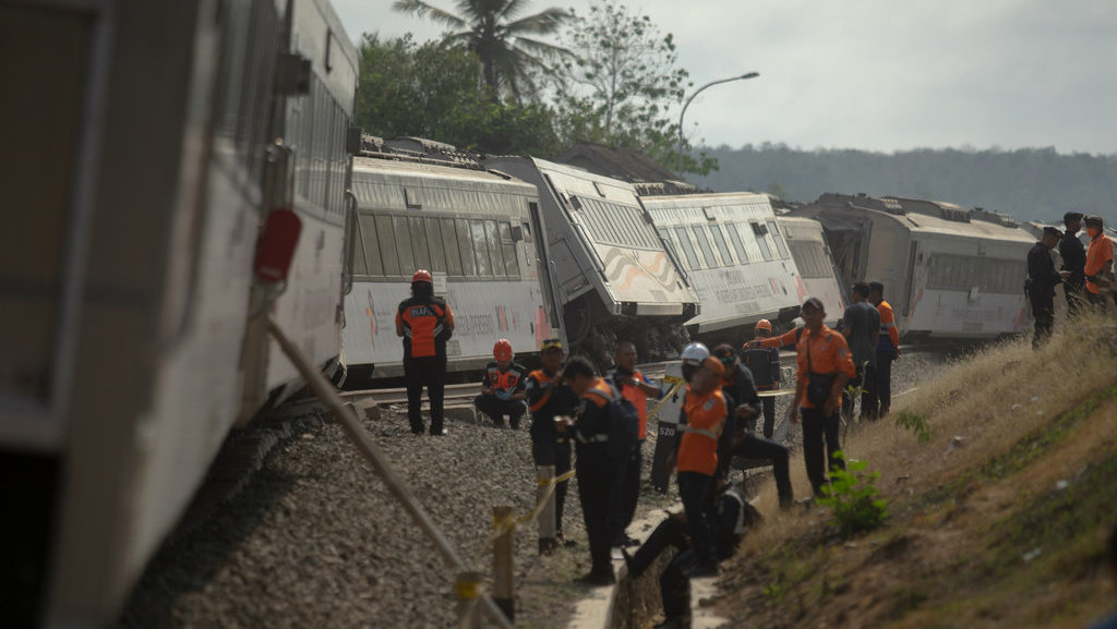 Kecelakan KA Argo Semeru di Yogyakarta