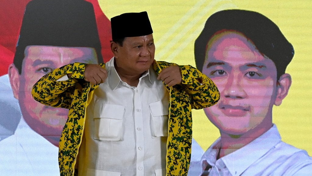 Prabowo hadiri Rapimnas Partai Golkar
