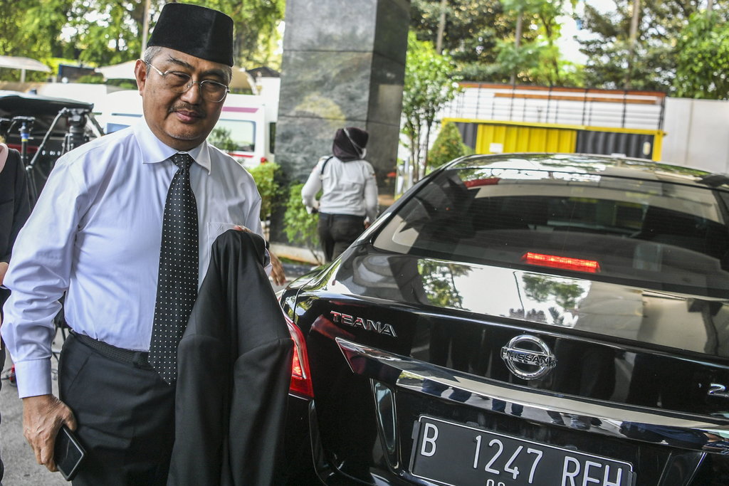 Ketua Majelis Kehormatan Mahkamah Konstitusi (MKMK) Jimly Asshiddiqie.ANTARA FOTO/Galih Pradipta/tom. Ketua Majelis Kehormatan Mahkamah Konstitusi (MKMK) Jimly Asshiddiqie