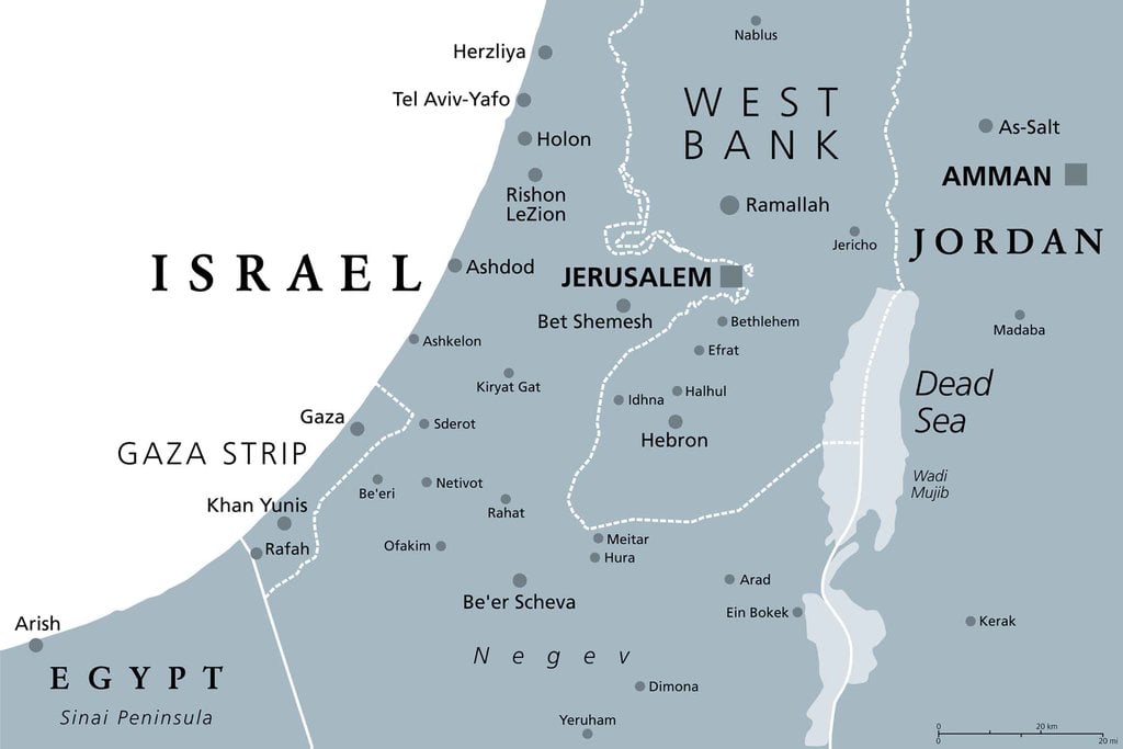 Peta Jerusalem