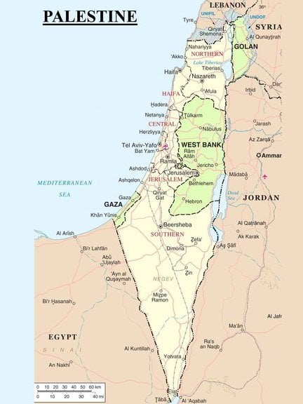Peta Palestina
