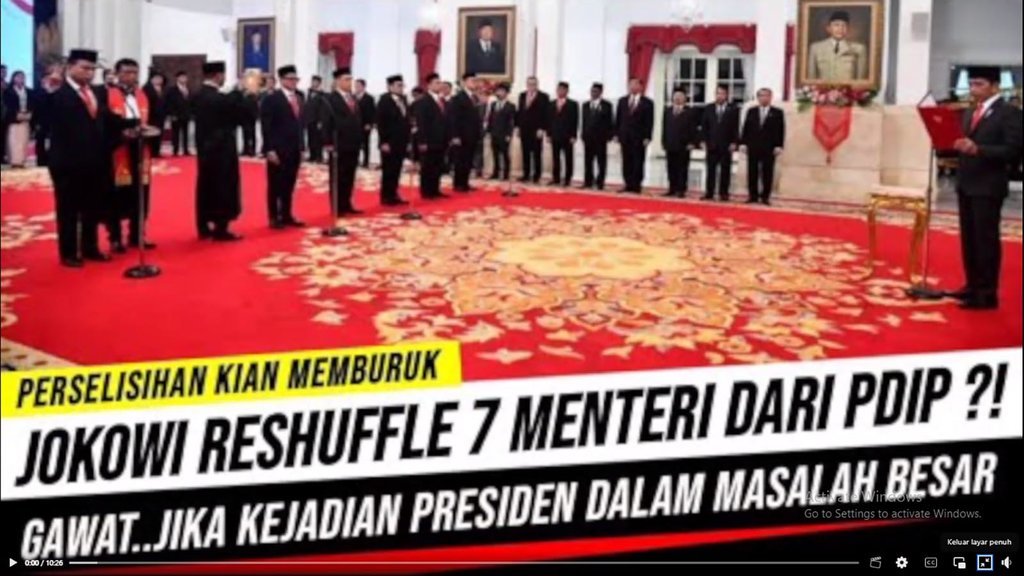 PERIKSA FAKTA Presiden Jokowi Reshuffle 7 Menteri