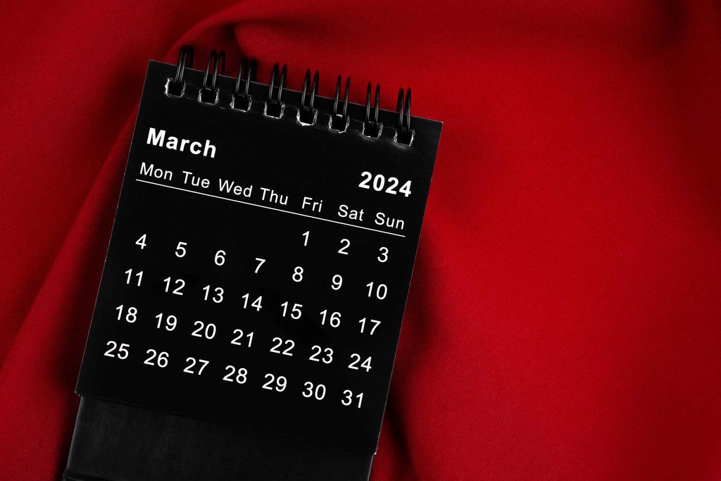Kalender Maret 2024
