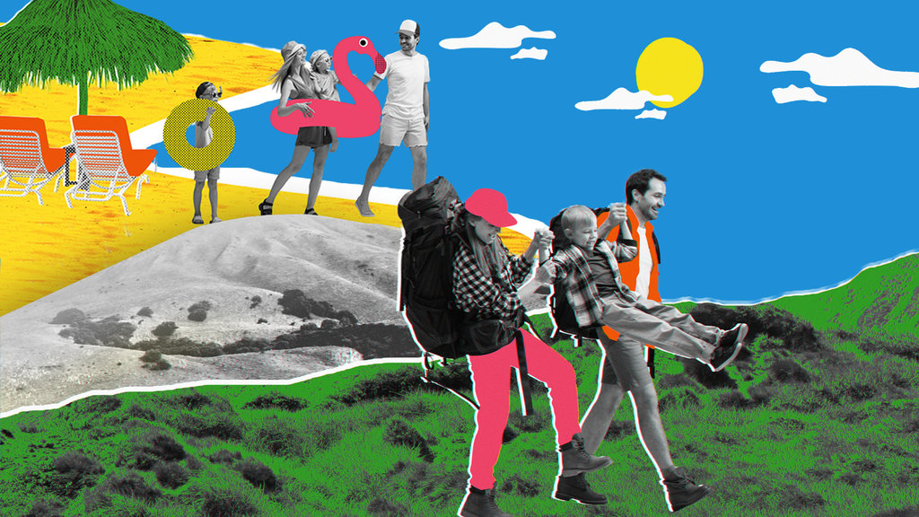 Ilustrasi liburan keluarga. tirto.id/Quita Header diajeng Liburan Keluarga