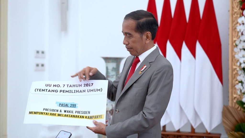 Jokowi menjelaskan Aturan kampanye presiden