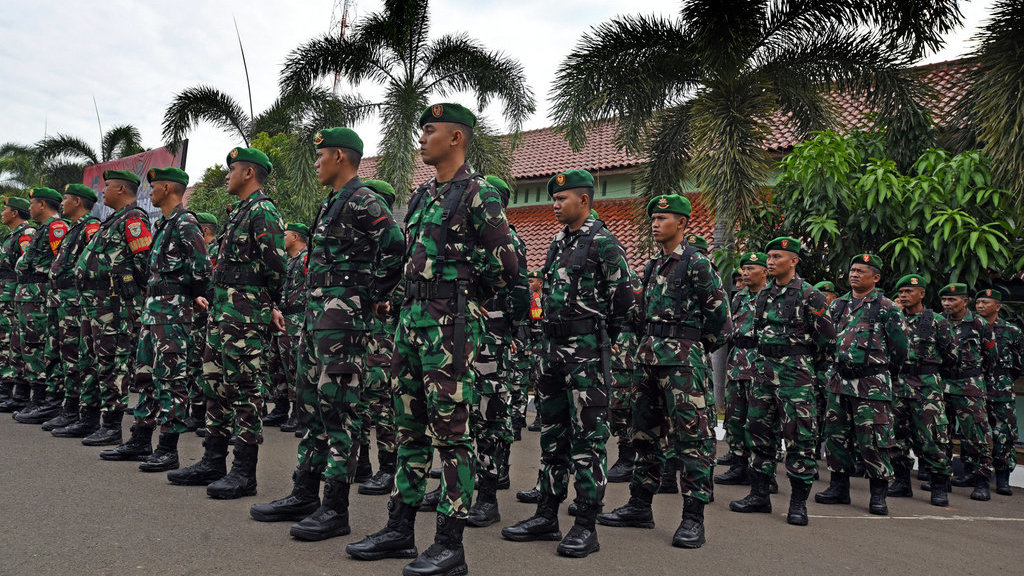 Apel pengamanan Pemilu 2024 di Banten