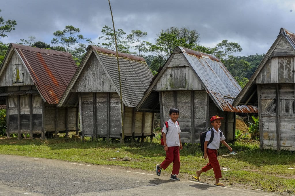 Lumbung padi tradisional masyarakat Kasepuhan Adat Sunda