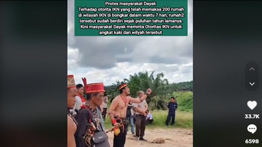Periksa Fakta Hoaks Video Protes Suku Dayak