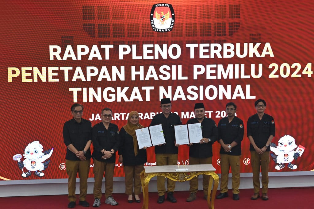Penetapan Hasil Pemilu 2024 