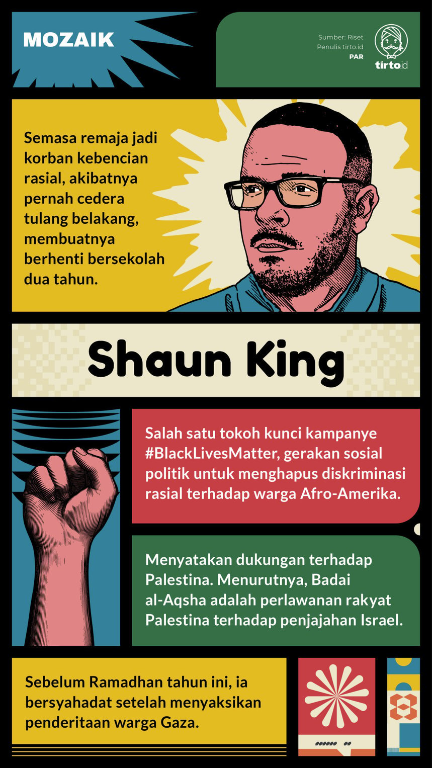 Infografik Mozaik Shaun King