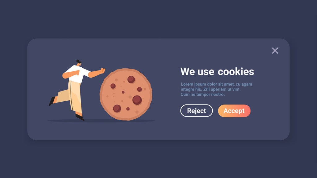 Ilustrasi accept all cookies