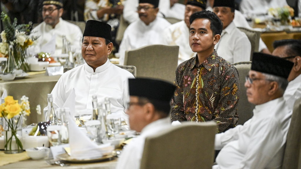 Prabowo dan Gibran hadiri buka puasa bersama Partai Golkar