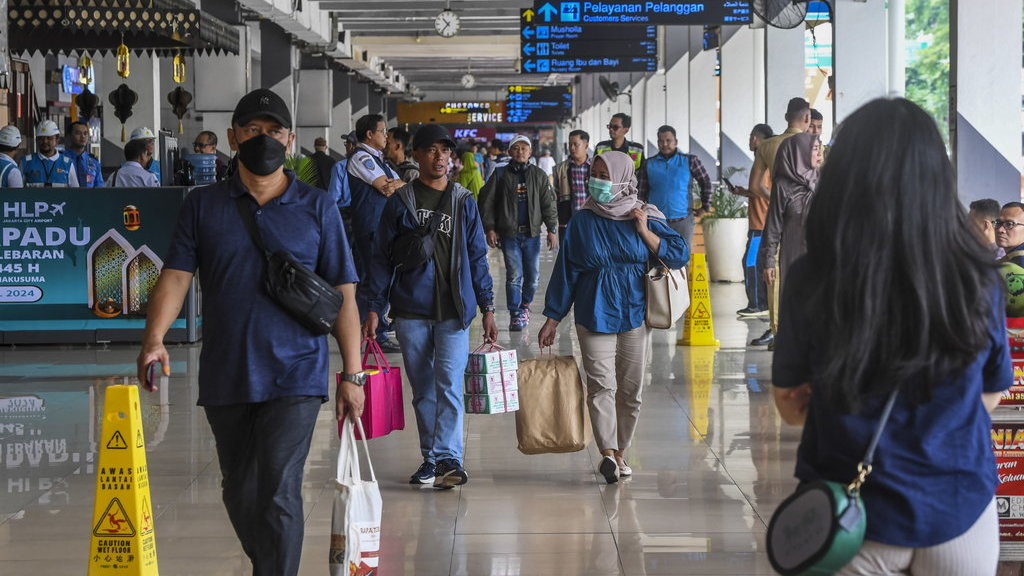 Peningkatan jumlah pemudik di Bandara Halim Perdanakusuma