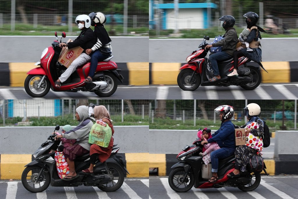 Arus mudik di jembatan Suramadu