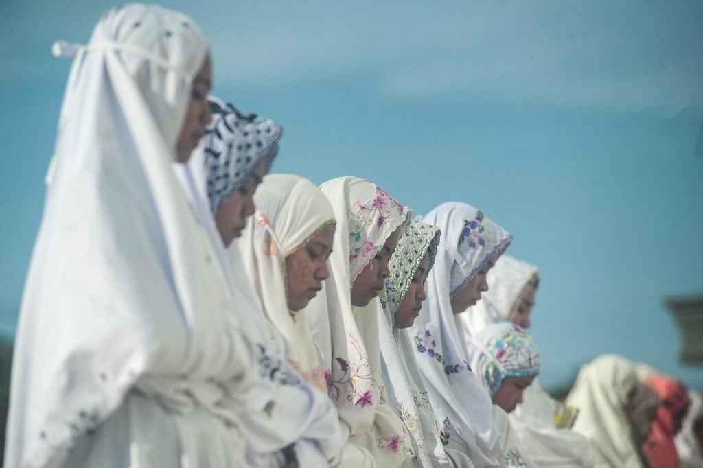 Shalat Idul Fitri di Muaro Jambi