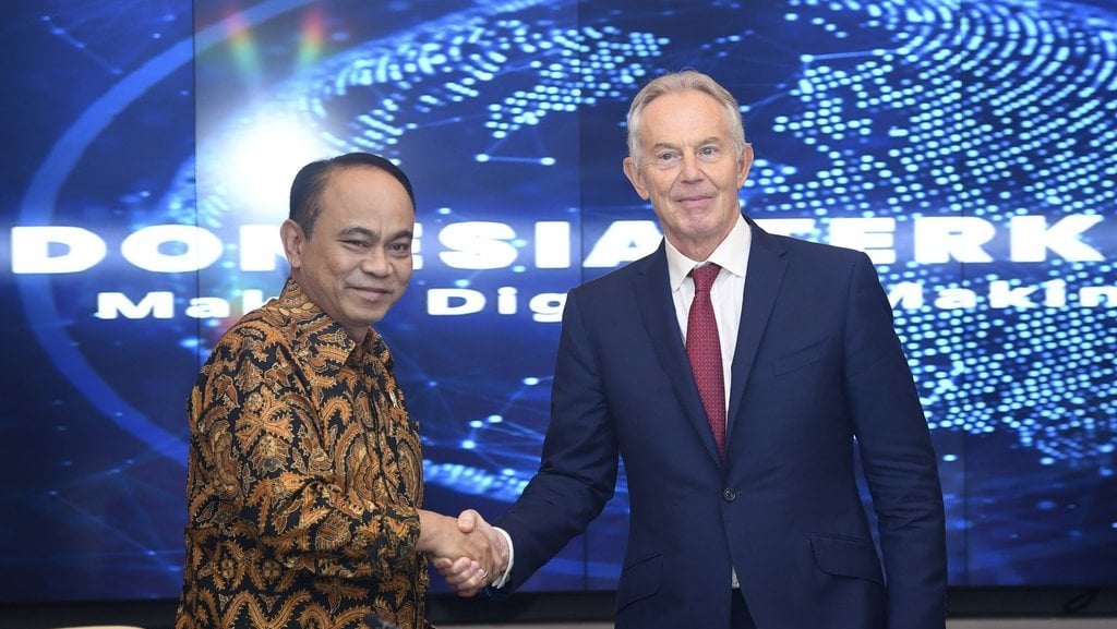 Menkominfo terima kunjungan Tony Blair