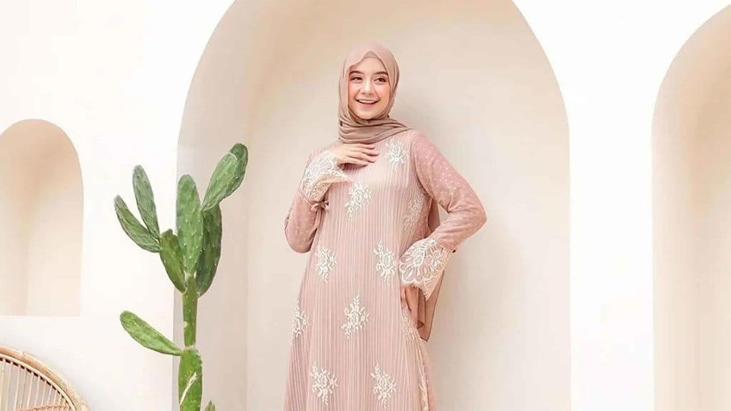 Ilustrasi Dress Kondangan.(ANTARA/HO) Gamis Brokat