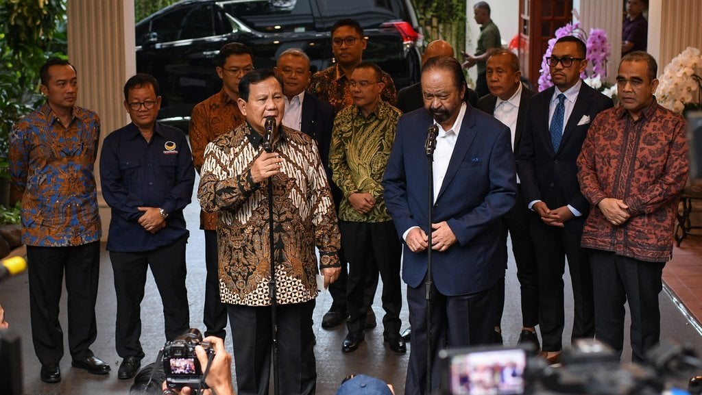 Partai NasDem dukung pemerintahan Prabowo Subianto