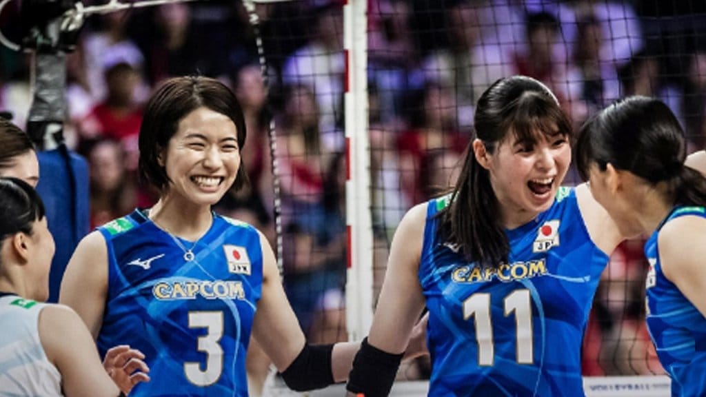 Voli VNL 2024 Putri Jepang. Instagram/volleyballworld VNL 2024 Putri Jepang