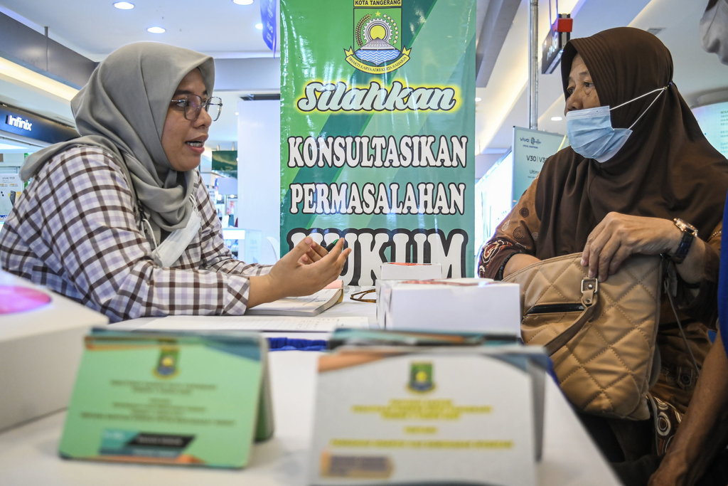 Layanan konsultasi hukum gratis di Tangerang