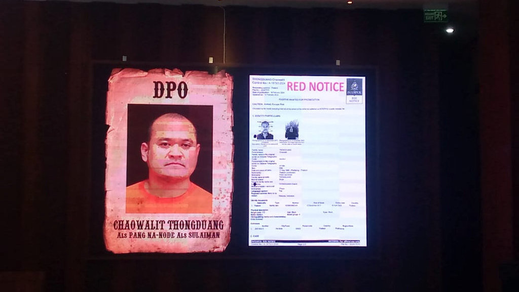 Konpers Penangkapan DPO Chaowalit Thongduang