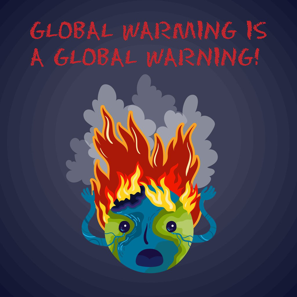 ilustrasi pemanasan global global warming