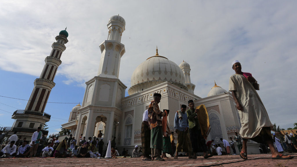 Shalat Idul Adha jamaah Tarekat Syattariah di Nagan Raya