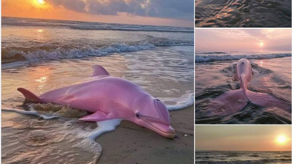 Periksa Fakta Lumba lumba Pink di Pulau Biak