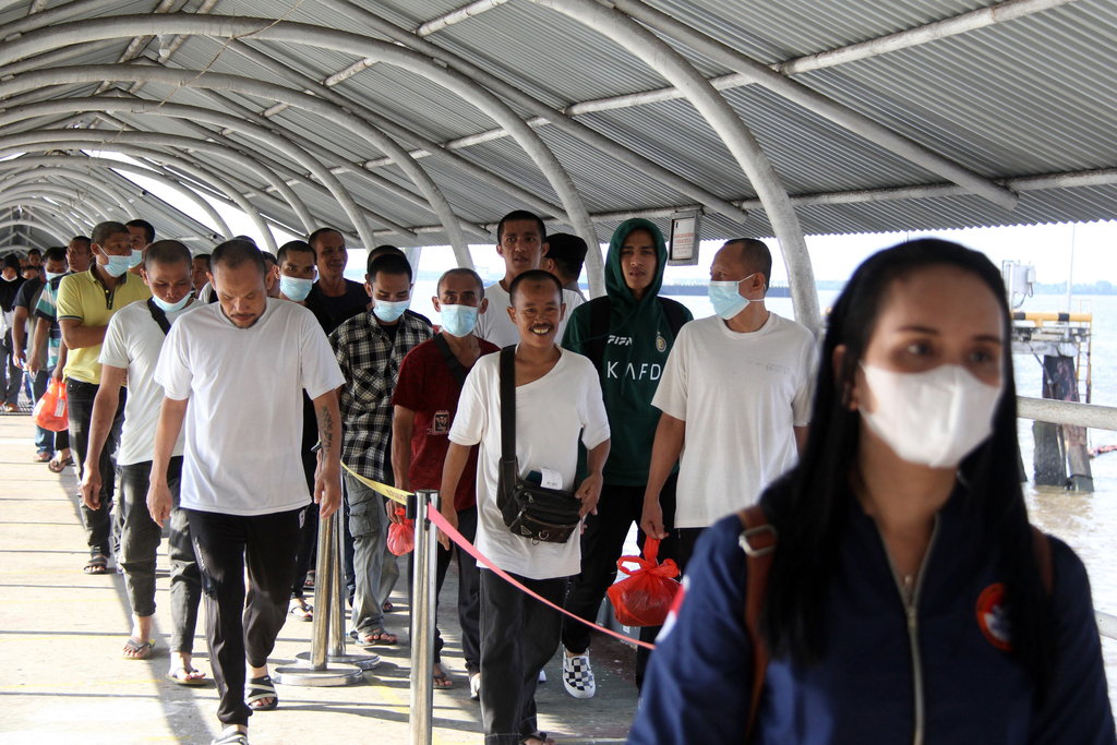 Deportasi 118 PMI dari Malaysia 