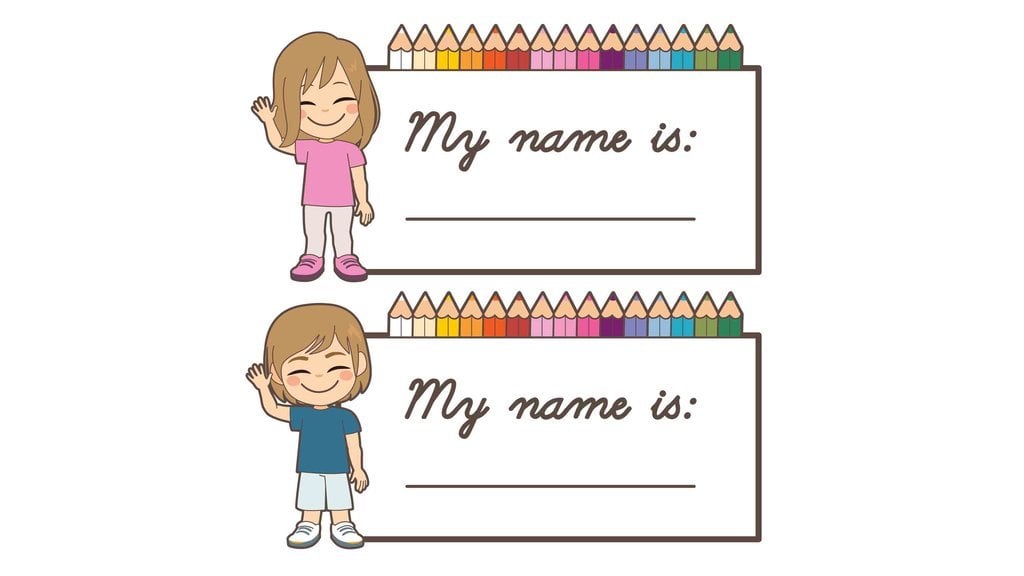 Ilustrasi Nametag