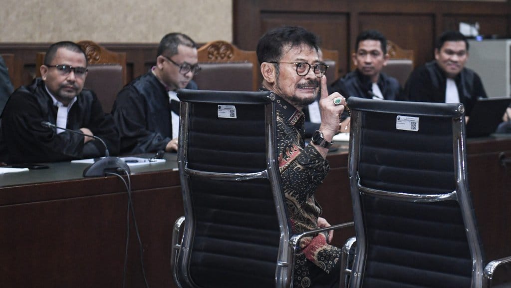 Hakim vonis 10 tahun penjara Syahrul Yasin Limpo 