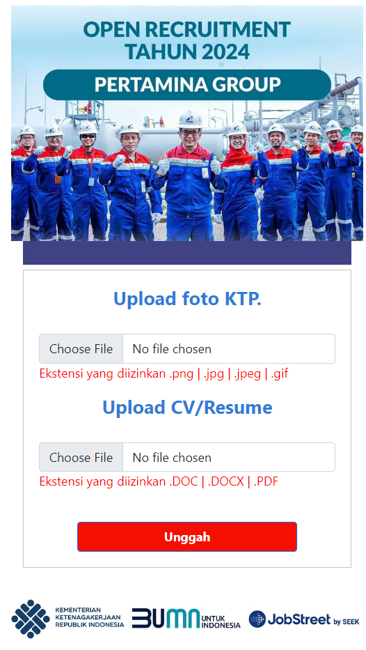 Foto Periksa Fakta Loker Pertamina