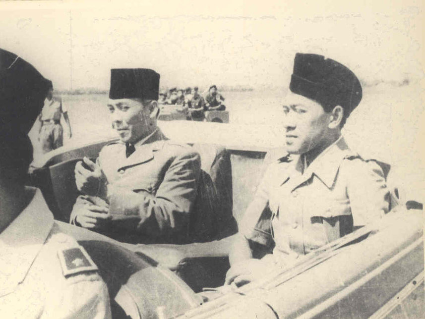 Presiden Sukarno dan Sultan Hamengkubuwono IX