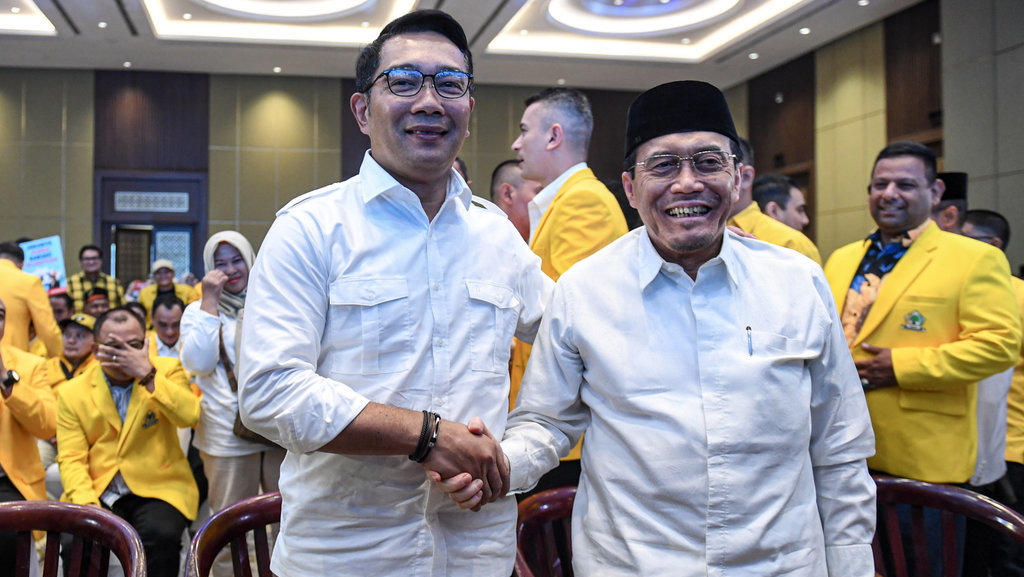 Deklarasi Ridwan Kamil-Suswono Pilkada DKI Jakarta