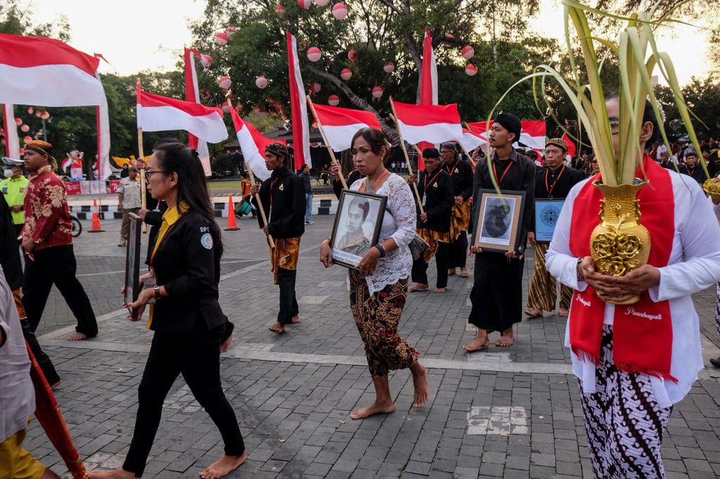 Kirab budaya kemerdekaan di Solo