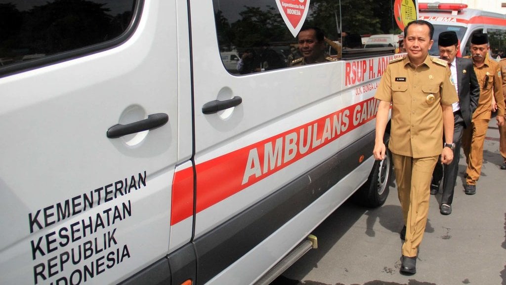 Pelepasan ambulan untuk PON XXI Aceh-Sumut