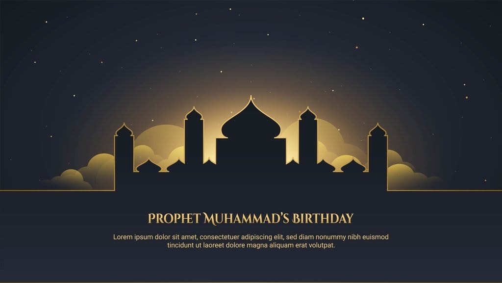 Ilustrasi maulid nabi Muhammad