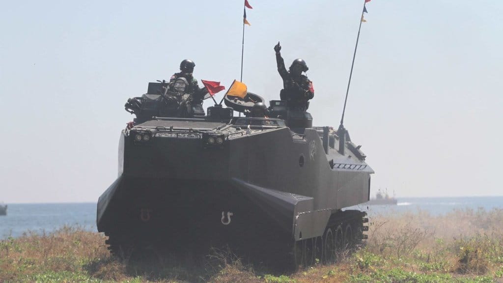 Latihan pendaratan amfibi Super Garuda Shield di Situbondo