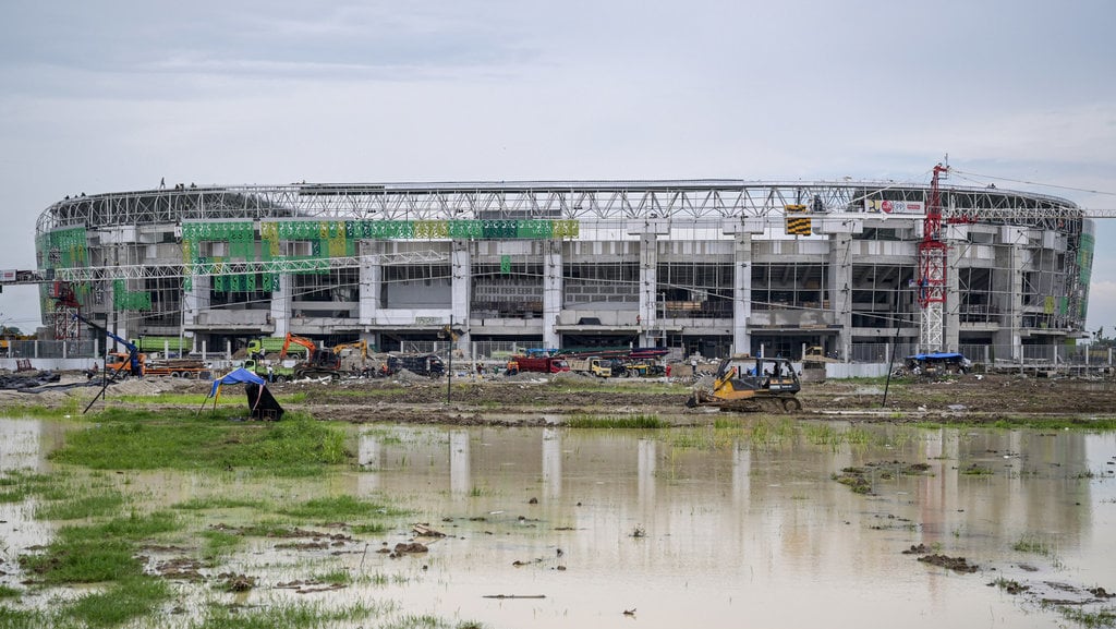 PON XXI Aceh-Sumut: Progres Stadion Utama Sumatera Utara