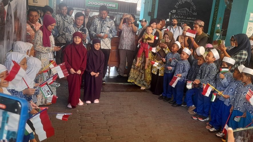 Kunjungan ICCS dan KHCC di Masjid Jogokariyan 